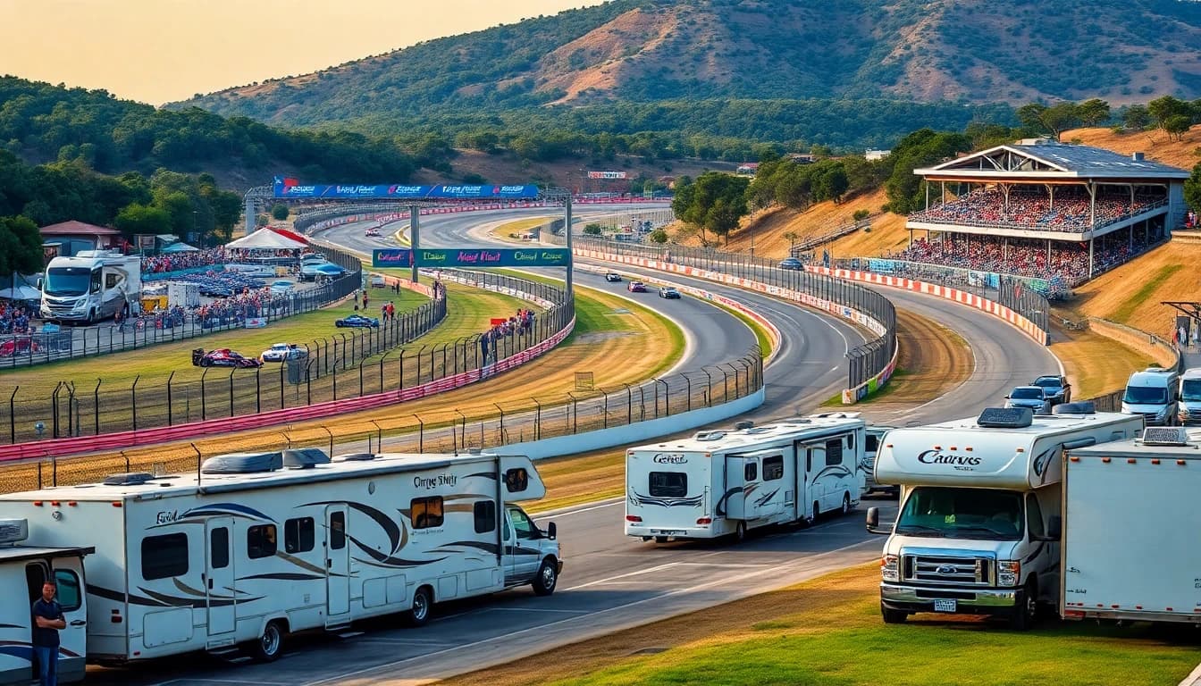 F1 US Grand Prix RV hospitality at Circuit of the Americas Austin
