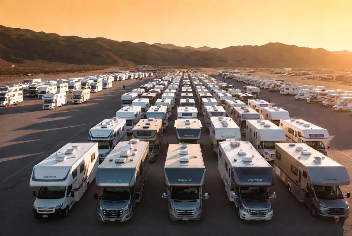 Nationwide RV fleet coordination for events and productions